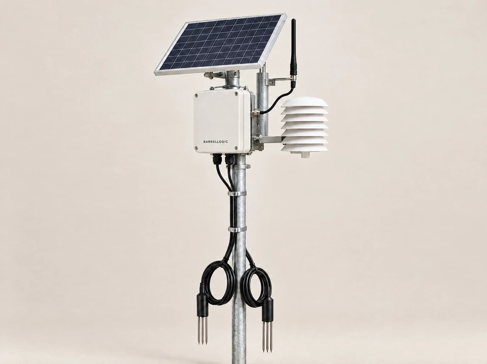 Vineyard Station industrial design visualization on a neutral studio background